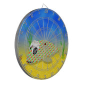Cute Cartoon Fish Dartbord (Voorkant Links)