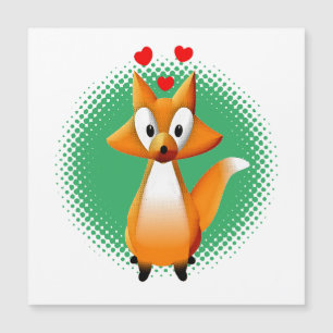 Cute Cartoon Fox Animal
