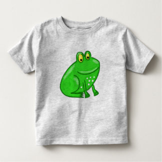 Cute Cartoon Frog Kinder Shirts