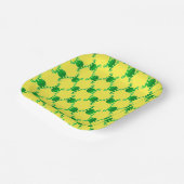 Cute Cartoon Frogs Papieren Bordje (Gebogen)