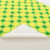 Cute Cartoon Frogs Sherpa Deken (3/4)