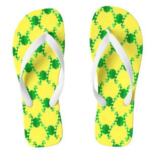 Cute Cartoon Frogs Teenslippers