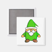 Cute Cartoon Gnome Magnet Magneet (Voorkant / Achterkant)