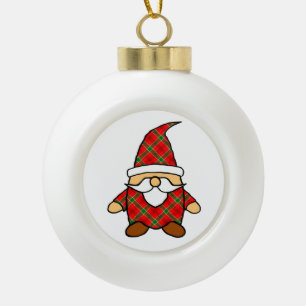 Cute Cartoon Gnome Tekening Keramische Bal Ornament