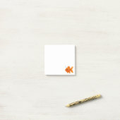 Cute Cartoon Goldfish Post-it® Notes (Op bureau)
