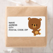 Cute Cartoon 'Good Vibe' Beer Verzendlabel (Insitu)