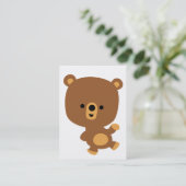 Cute Cartoon "Good Vibe" Beer Visitekaartje (Staand voorkant)