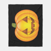 Cute Cartoon Halloween Jack O'Lantern Pumpkin Fleece Deken (Voorkant)