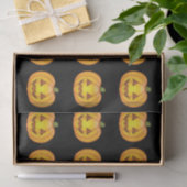 Cute Cartoon Halloween Jack O'Lantern Pumpkins Tissuepapier (Geschenk)