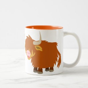 Cute Cartoon Highland Cow Mok