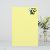 Cute cartoon hommel briefpapier (Staand voorkant)