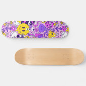 Cute Cartoon Illustration Skateboard (Horizontaal)