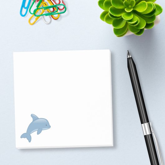 Cute Cartoon Jumping Dolphin Post-it® Notes