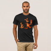 Cute Cartoon Kangaroo Dad en Son T-Shirt (Voorkant volledig)