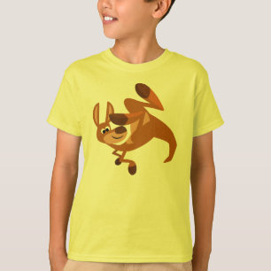 Cute Cartoon Kangaroo's Somersault Kinder T-Shirt