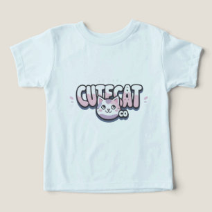 Cute Cartoon Kat T-Shirt