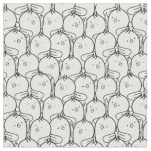 Cute cartoon kippen fabric 1 stof