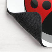 Cute Cartoon Ladybug Muismat (Hoek)