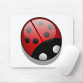 Cute Cartoon Ladybug Muismat (Met muis)