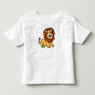 Cute Cartoon Leeuwenbaby T-Shirt - Schattige Safar