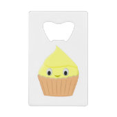 Cute Cartoon Lemon Cupcake Kredietkaart Flessenopener (Voorkant)