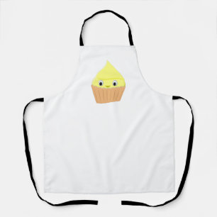Cute Cartoon Lemon Cupcake Schort