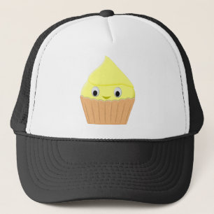 Cute Cartoon Lemon Cupcake Trucker Pet
