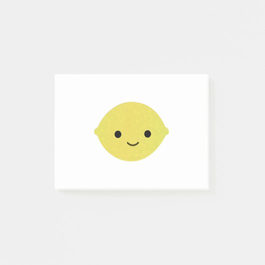 Cute Cartoon Lemon Post-it® Notes (Voorkant)