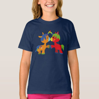 Cute Cartoon LGBTQIA Eenhoorns Kinder T-Shirt