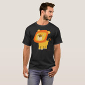 Cute Cartoon Lion T-Shirt (Voorkant volledig)
