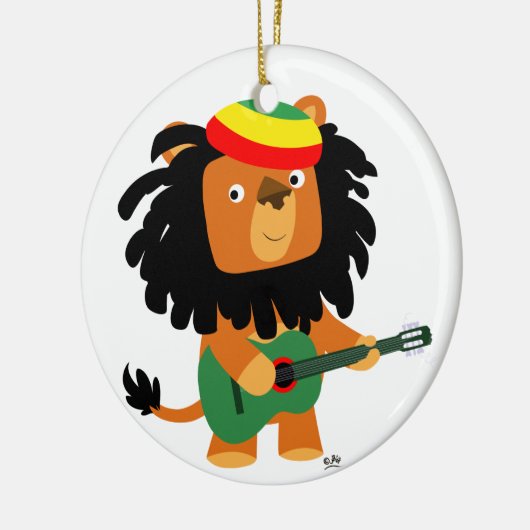 Cute Cartoon Lion Zion Ornament (Links)