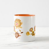 Cute Cartoon Lions Parade Mok (Center)