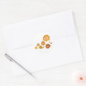 Cute Cartoon Lions' Parade Sticker (Envelop)
