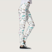 Cute Cartoon Llama Pattern Leggings (Rechts)
