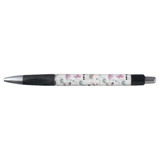 Cute Cartoon Llama Pattern Pen (Voorkant)