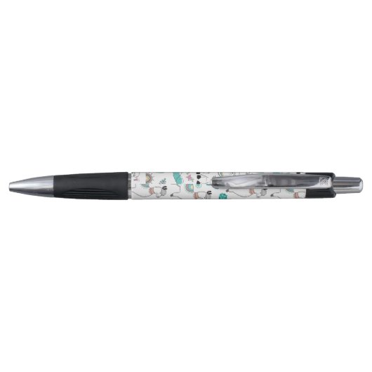Cute Cartoon Llama Pattern Pen (Achterkant)