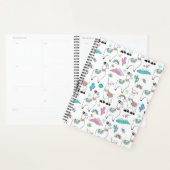 Cute Cartoon Llama Pattern Planner (Display)