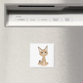 Cute Cartoon Lynx Magnet Magneet (Insitu (Vaatwasser))