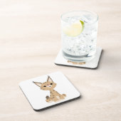 Cute Cartoon Lynx Onderzetters Set (Rechterzijde)