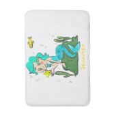 Cute Cartoon Mermaid Badmat (Voorkant Verticaal)