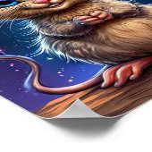Cute Cartoon Mouse Poster (Hoek)