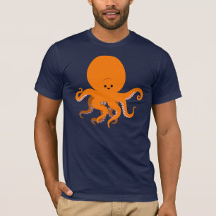 Cute Cartoon Octopus T-Shirt