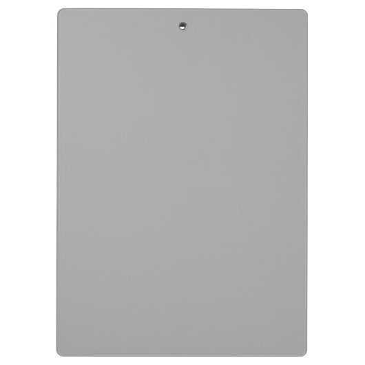 Cute Cartoon Owl - Roze en grijze aangepaste naam Klembord (Achterkant)