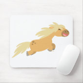 Cute Cartoon Palomino Pony mousepad Muismat (Met muis)