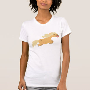 Cute Cartoon Palomino Pony T-shirt