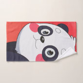 Cute Cartoon Panda Serviette à main pour le plaisi (Serviette à main)