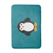 Cute Cartoon Penguin Badmat (Voorkant Verticaal)