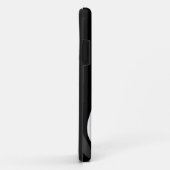 Cute Cartoon Penguin Black en White Case-Mate iPhone Case (Achterkant/rechts)