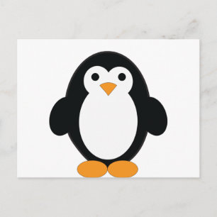 Cute Cartoon Penguin Briefkaart