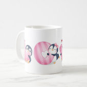 Cute Cartoon Penguin Coffee Mok (Voorkant links)